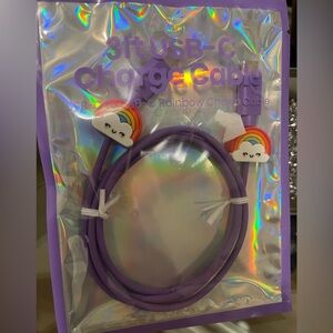 NEW! Purple 3ft USB-C Charge Cable